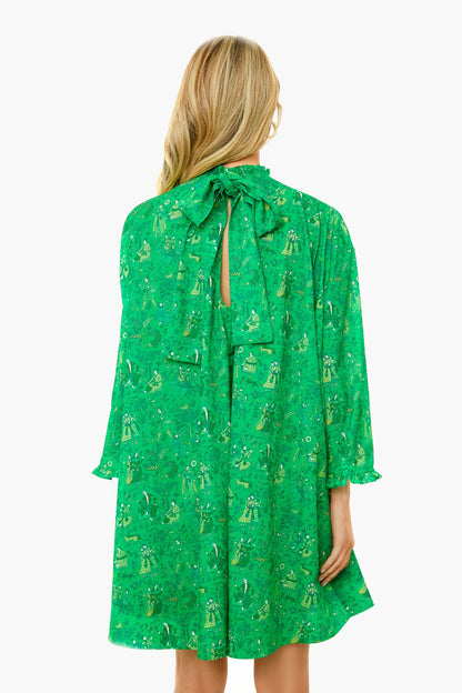 Romance Green Priya Dress