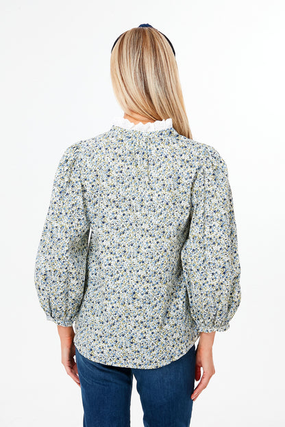 Ruffle Collar Conley Blouse