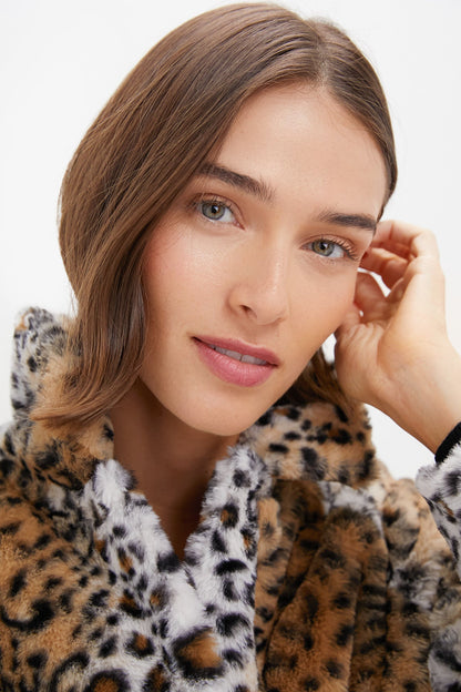 Leopard Fur Adriana Coat