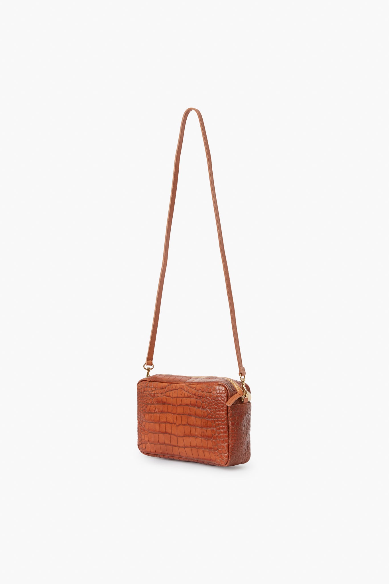 Cuoio Autumn Croco Marisol Bag