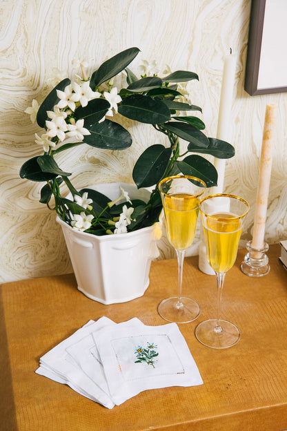 Optical Gold Champagne Glass