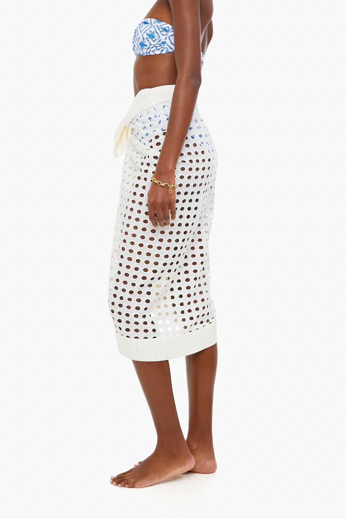Marshmallow Eyelet Pareo