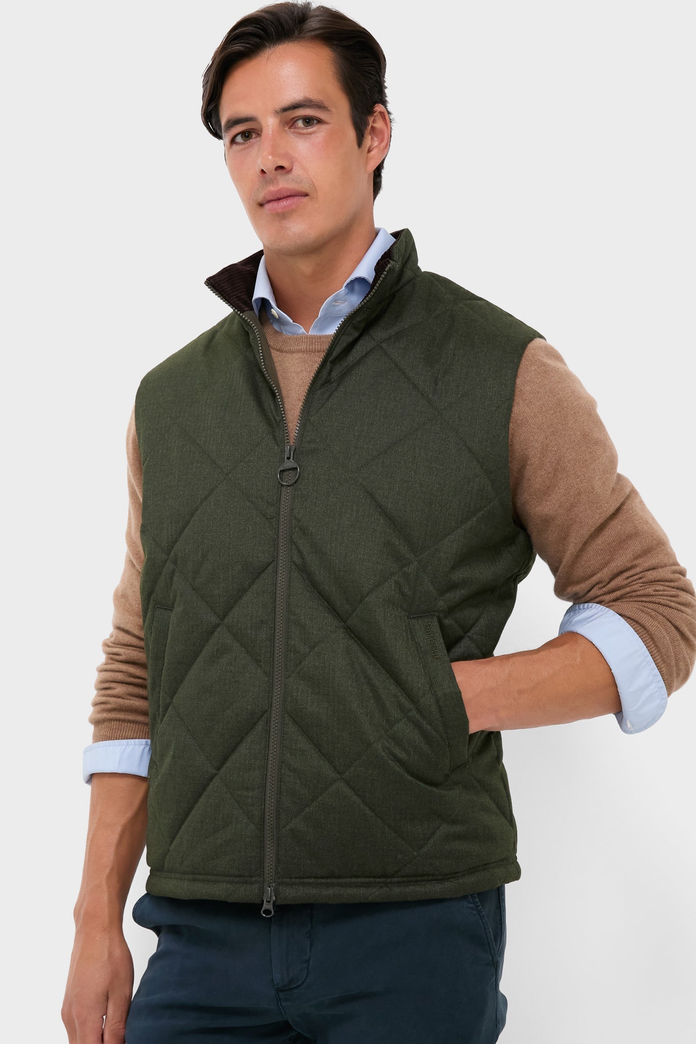 Olive Winter Finn Gilet