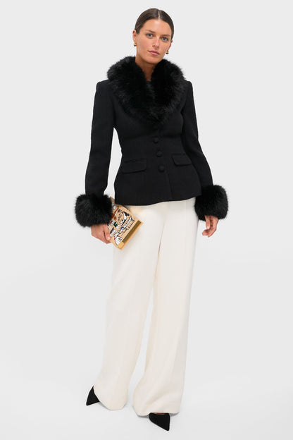 Latte Les Chiens Caramel Book Clutch