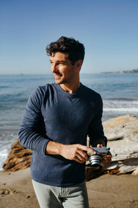 Navy Heather Plus Grey