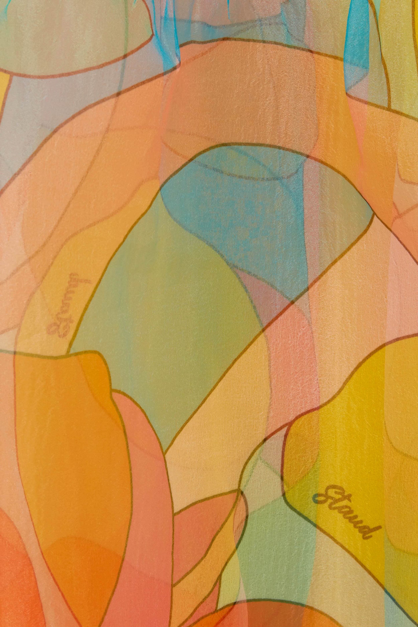 Citrus Kaleidoscope Hyacinth Dress