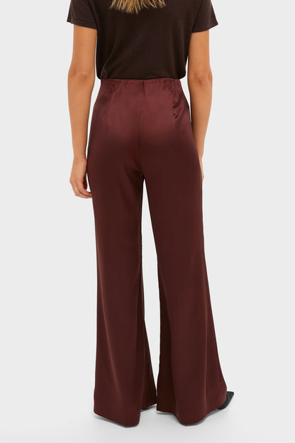 Chocolate Satin Deja Pants