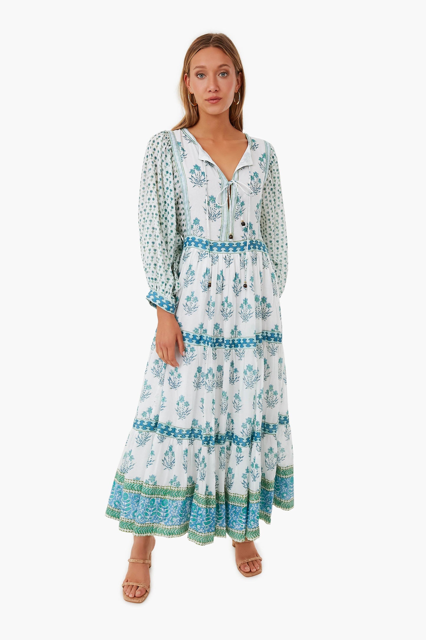 Exclusive India Blue Maxi Dress
