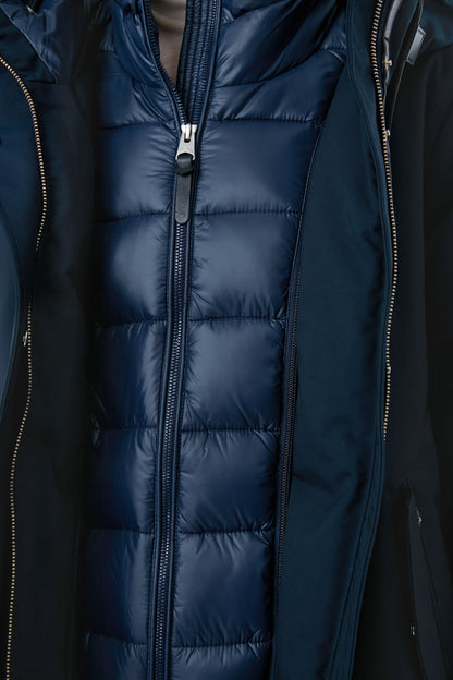 2 in 1 Navy Kinslee Down Coat