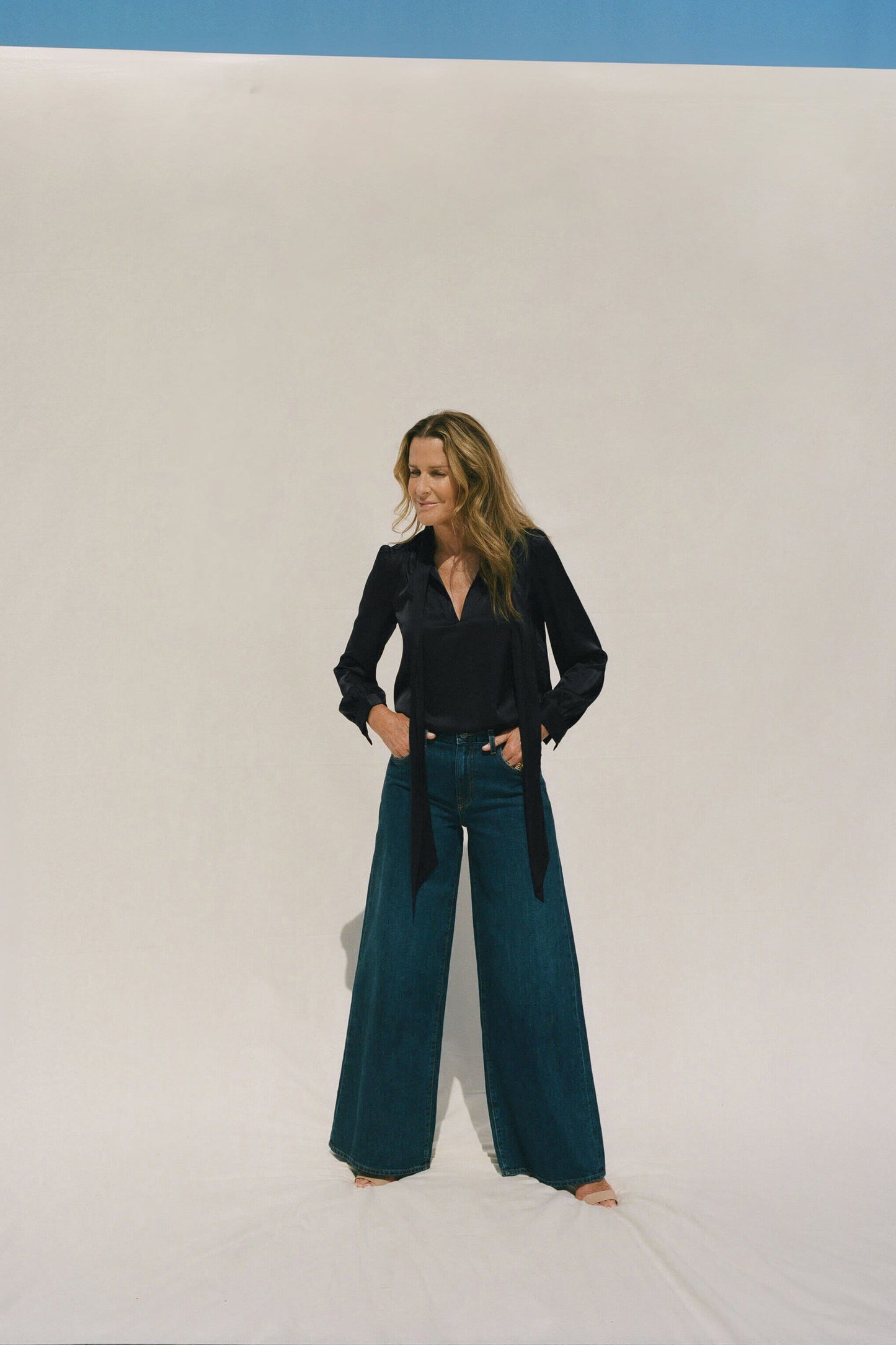 Black Dunmore Blouse