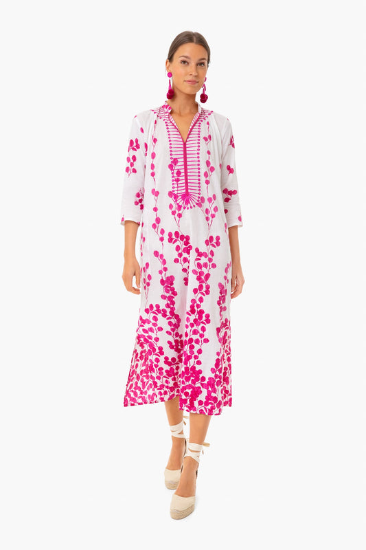 Exclusive Pink Clorinda Kaftan