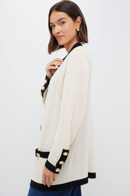 Cream and Black Georgie Sweater