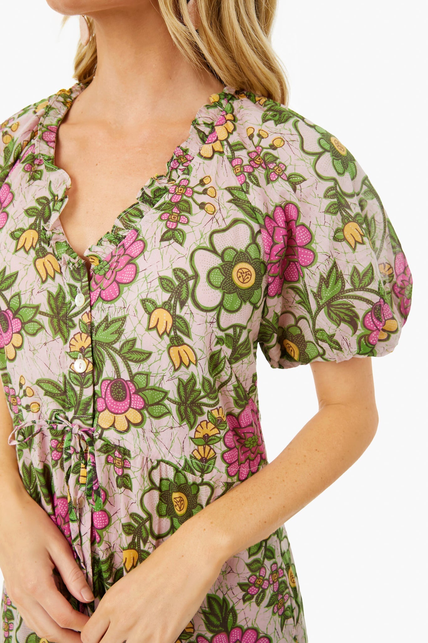 Freyja Flower Lilac Sachet Poppy Dress