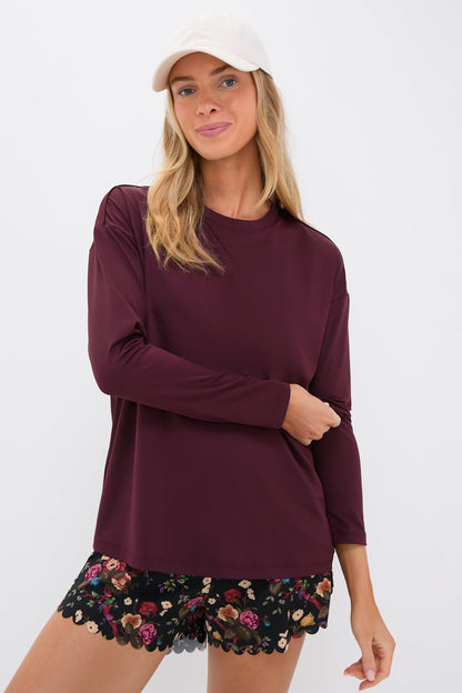 Winetasting Long Sleeve Performance Jersey Ryan Boyfriend Tee