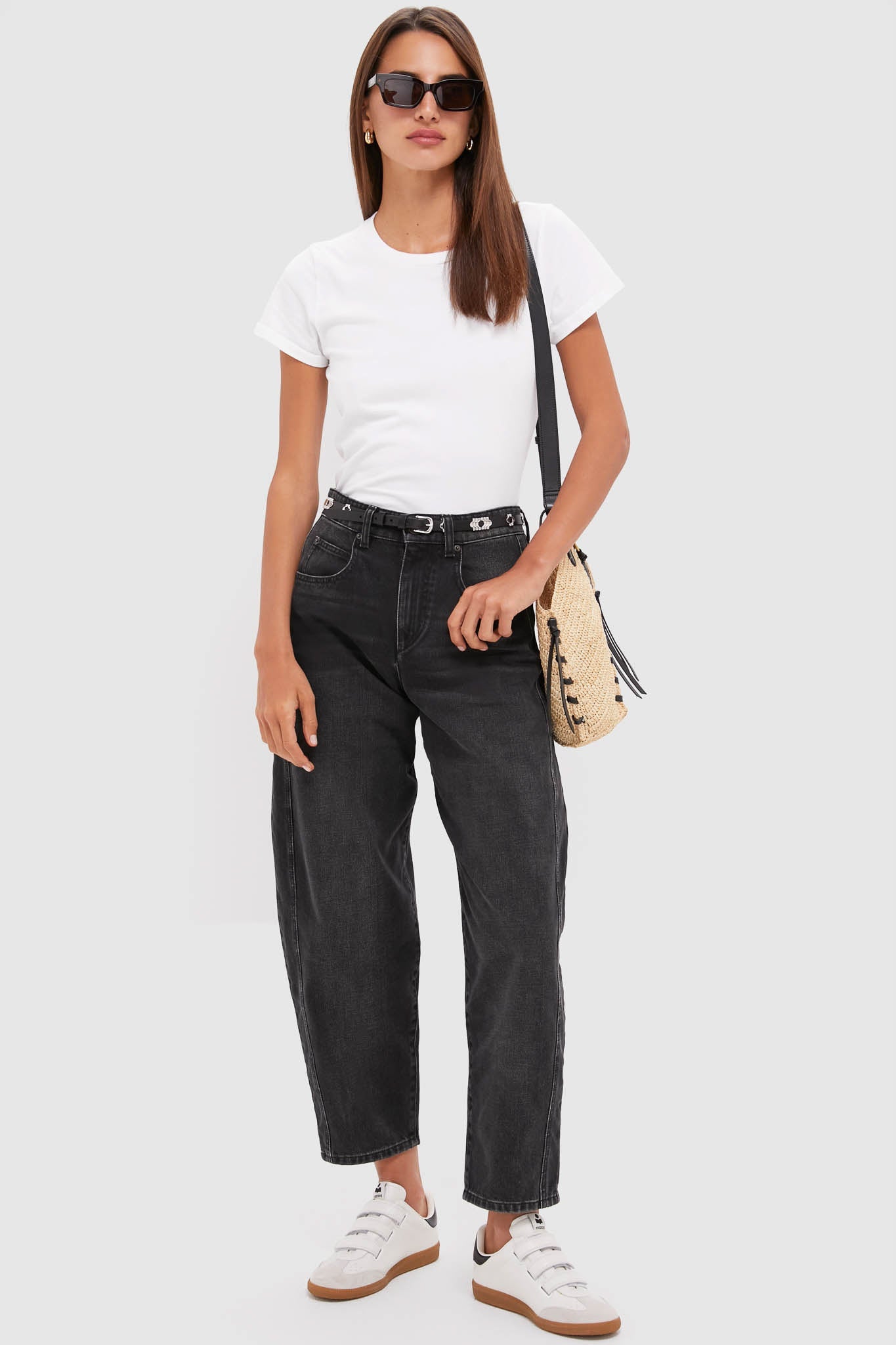 Black and Silver Odena Belt