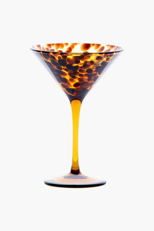 Puro Tortoiseshell Martini Glass