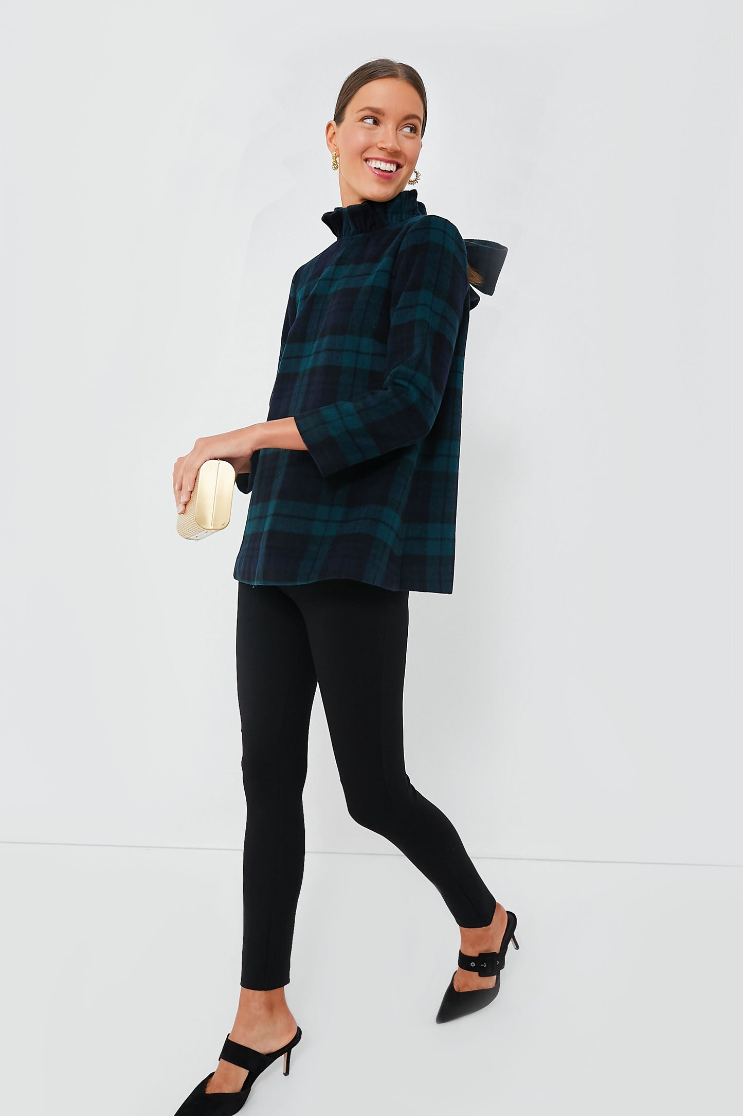 Blackwatch Plaid Faye Blouse