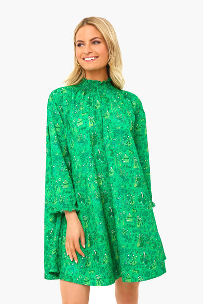 Romance Green Priya Dress
