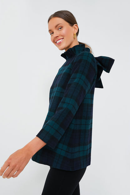 Blackwatch Plaid Faye Blouse