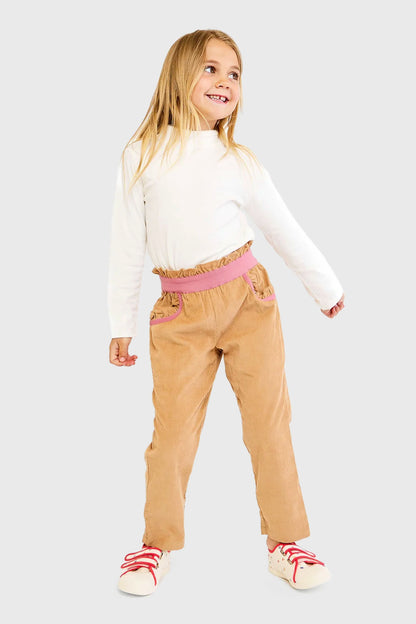 Honey Corduroy Betsy Pant