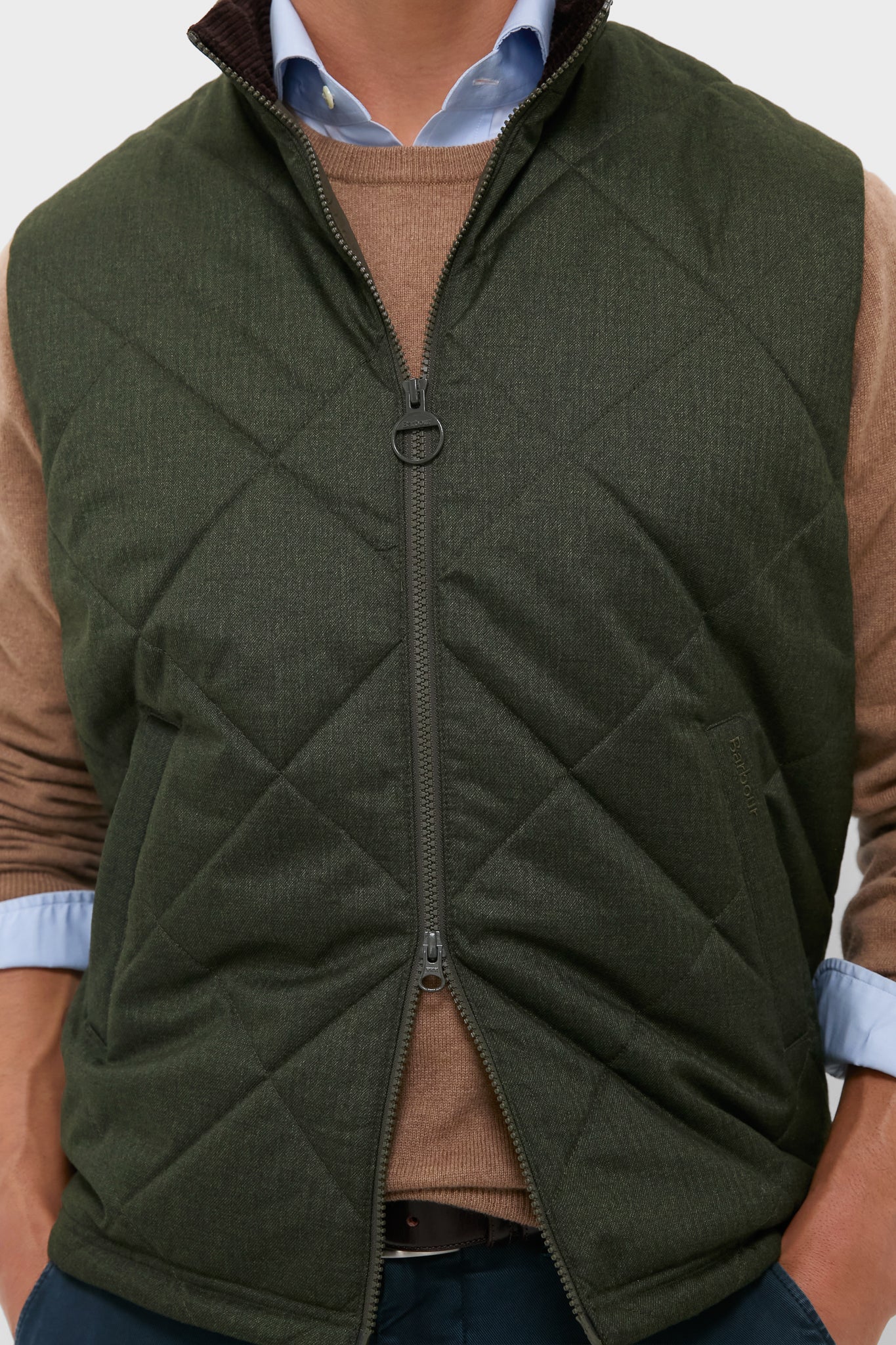 Olive Winter Finn Gilet