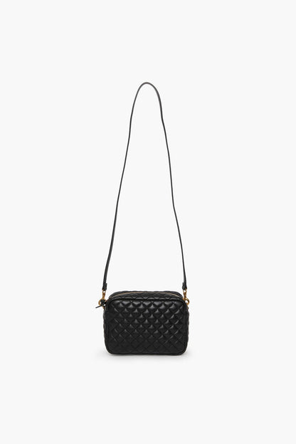 Black Quilted Midi Sac