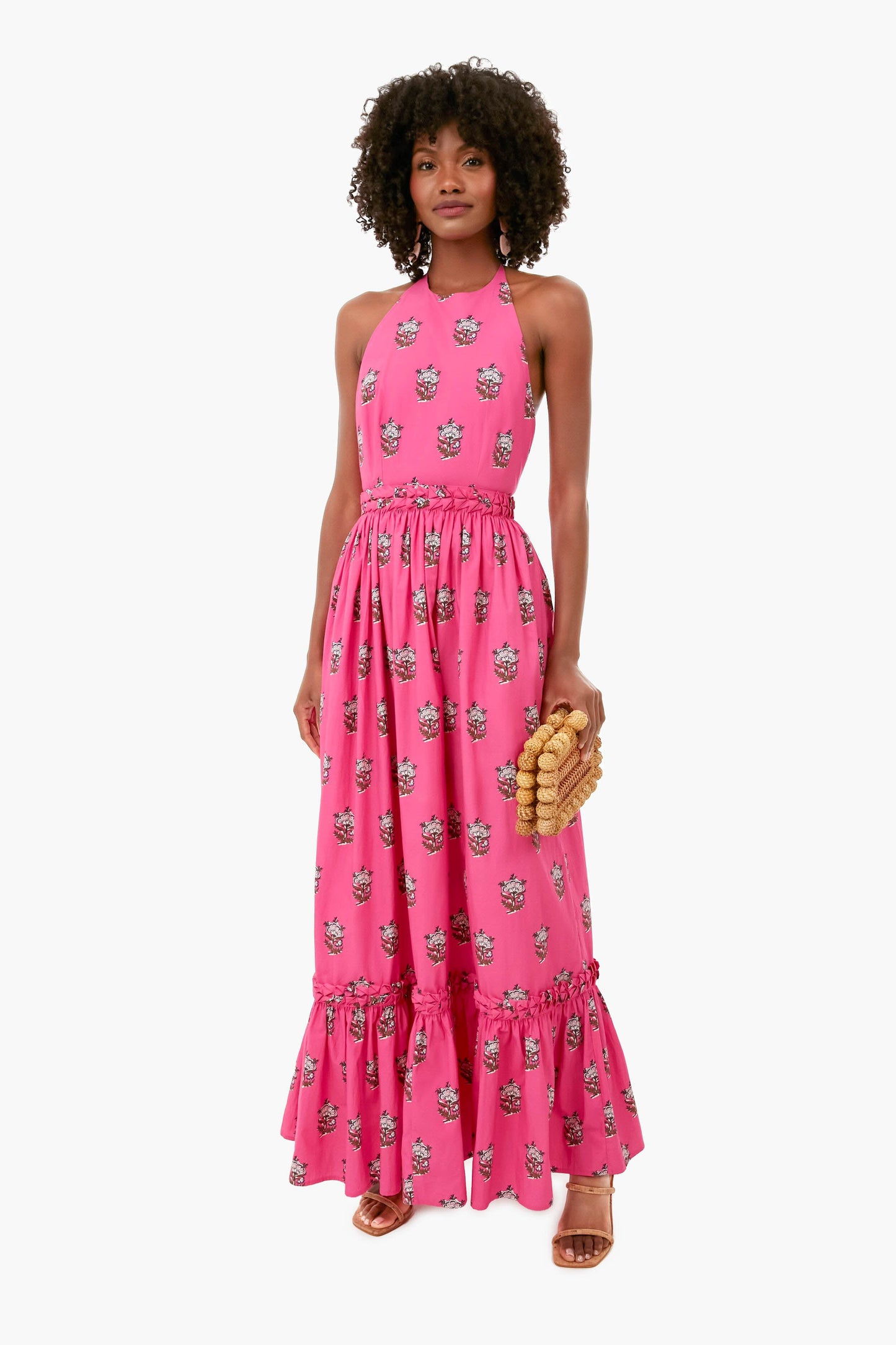 Marigold Flower Hot Pink Salena Dress