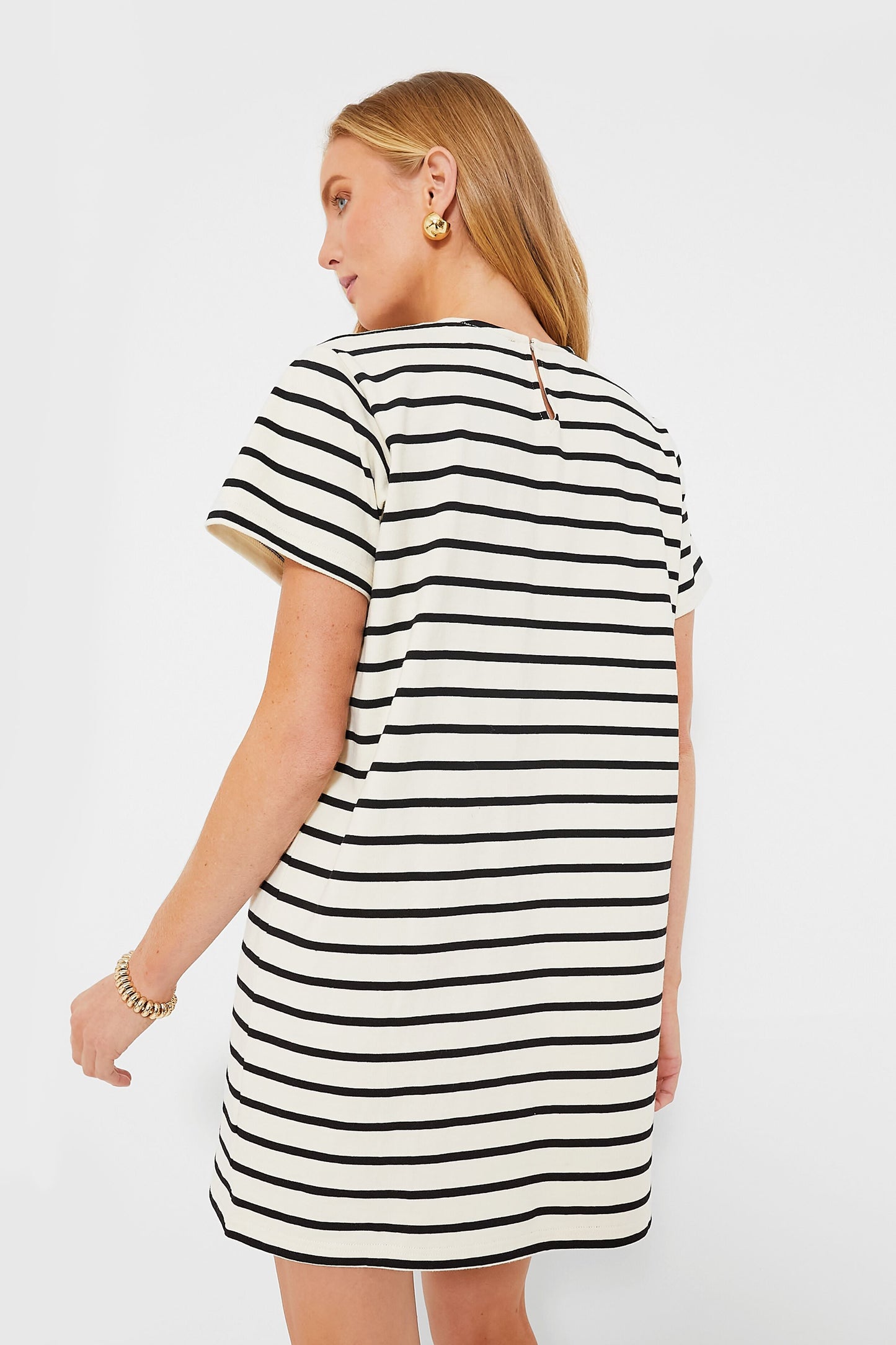 Black Stripe Lucie Dress