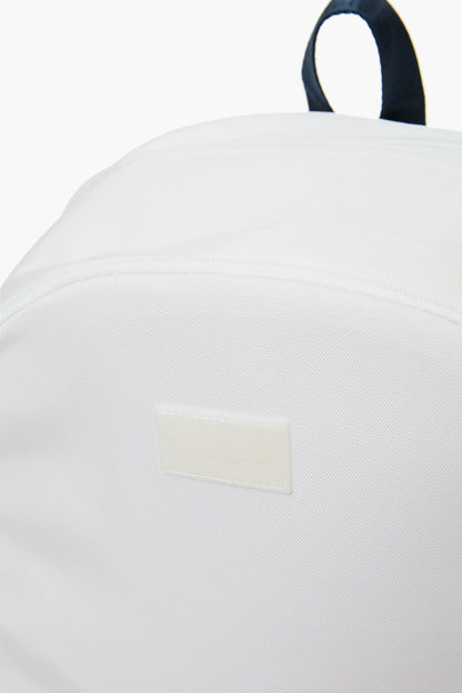 White Courtside Tennis Backpack