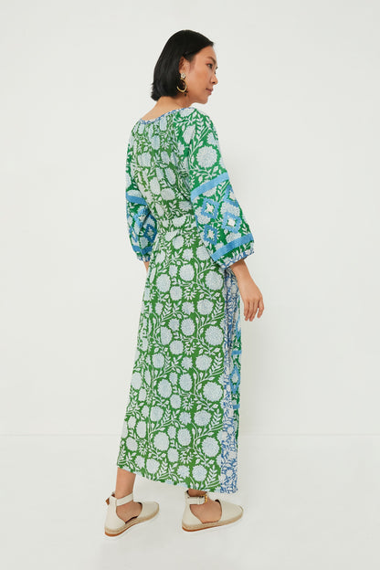 Sky Blue Mannar Kaftan