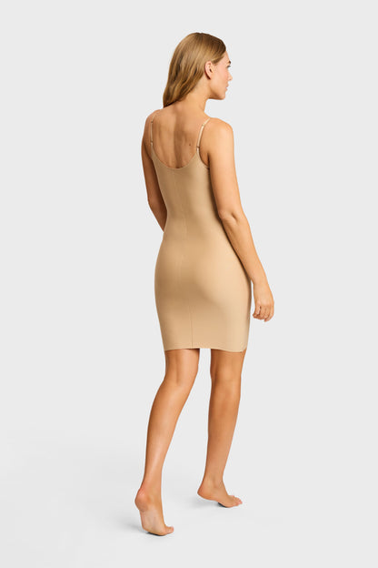 Beige Two-Faced Tech Control Full Slip