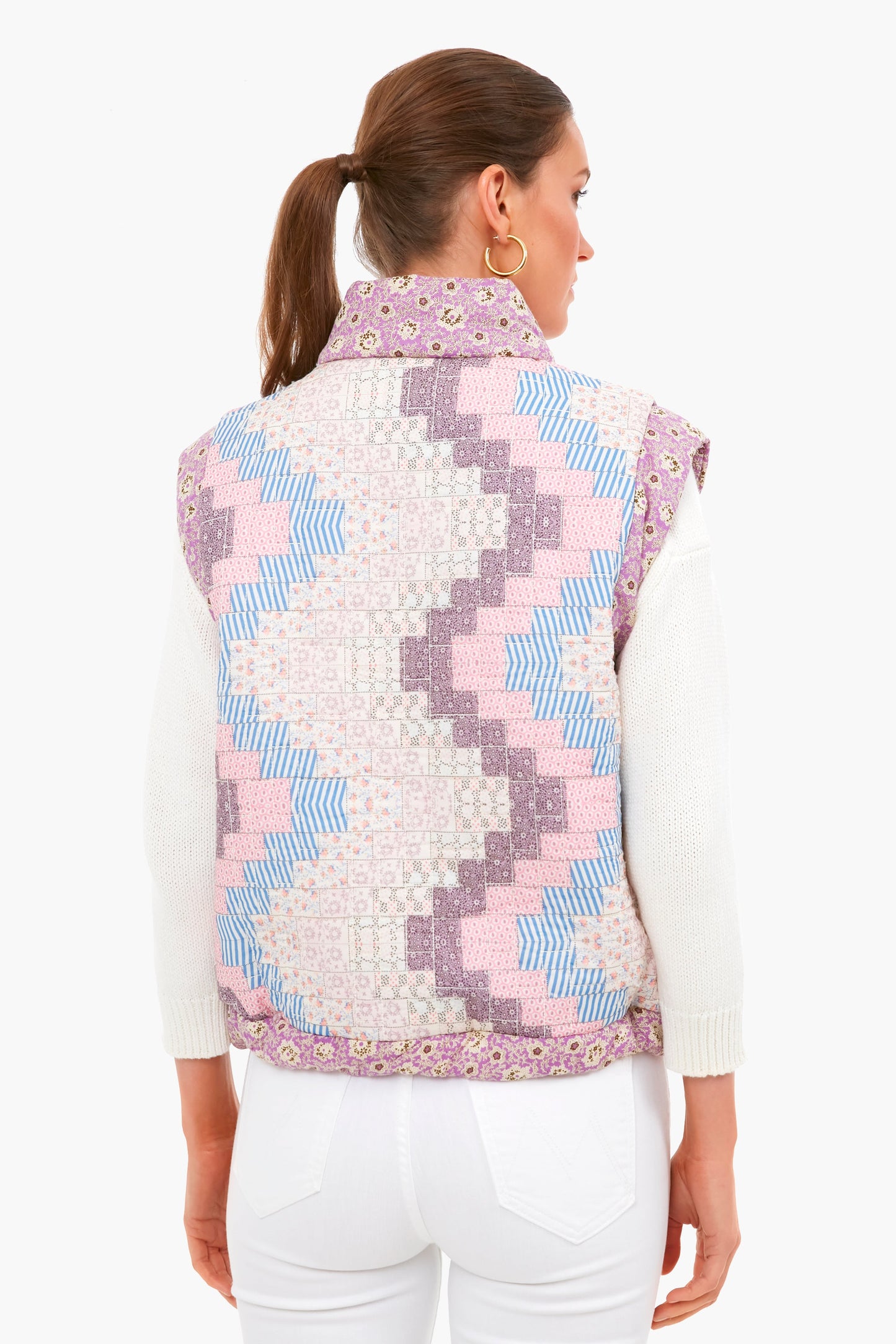 Multi Ida Print Puffer Vest