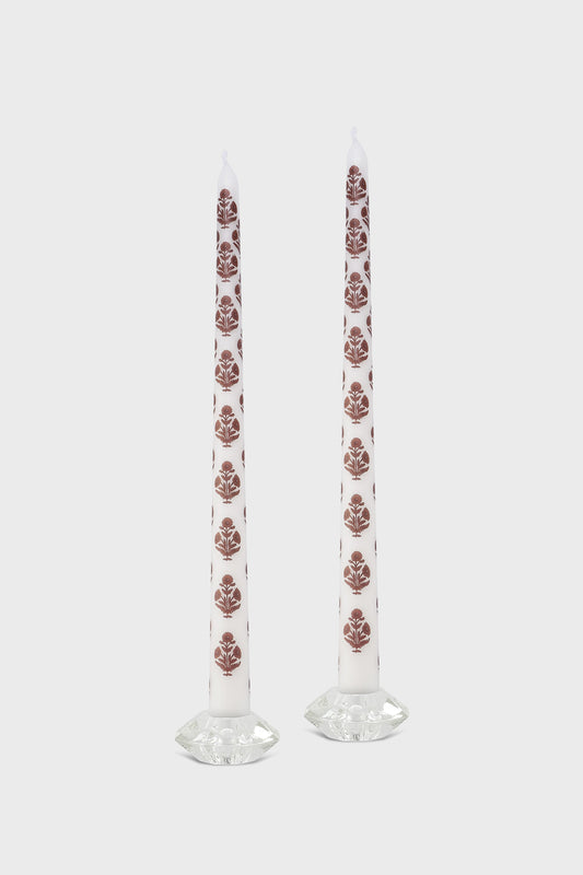 Poppy Tapers Candles (Set of 2)