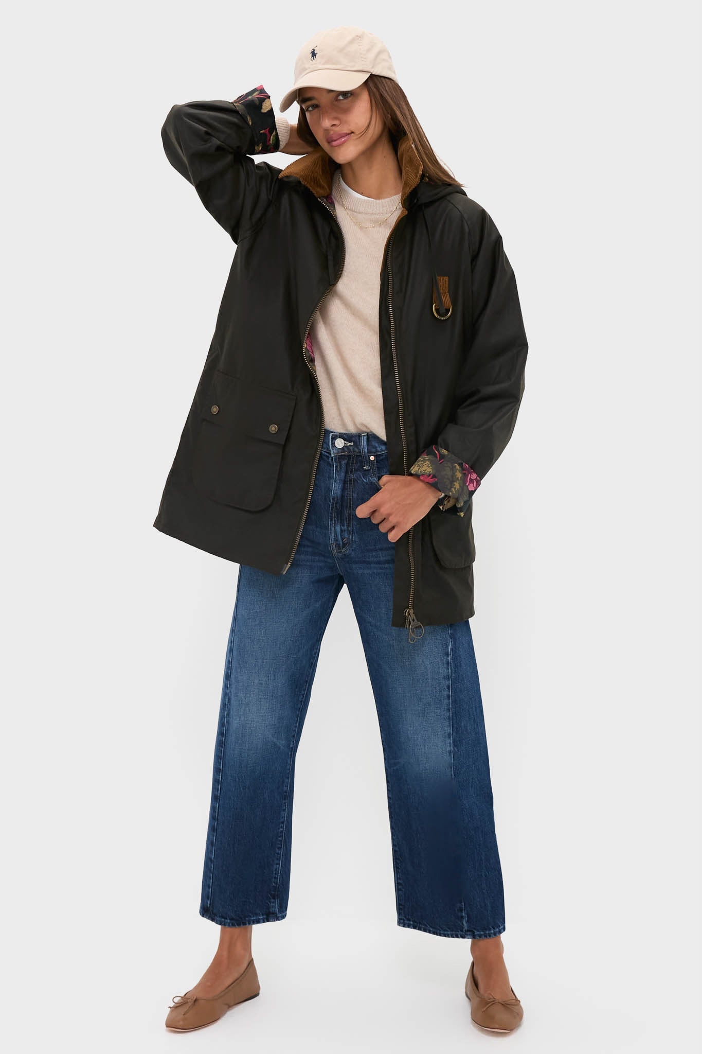 Olive Barbour x Tuckernuck Elodie Wax Jacket