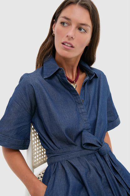 Dark Denim Zacara Dress