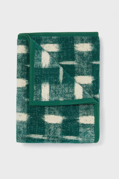 Exclusive Fern Brushed Ikat Blanket