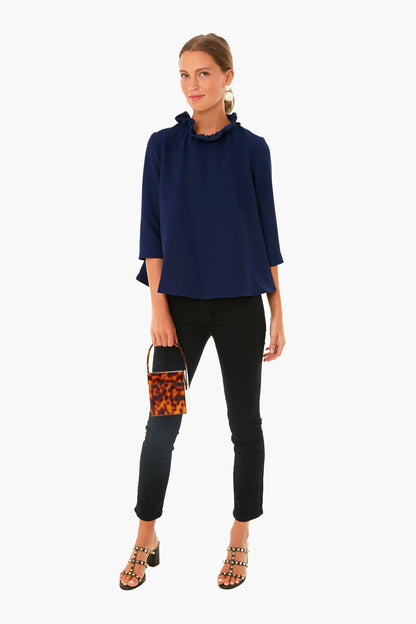 Tortoise Sienna Box Clutch