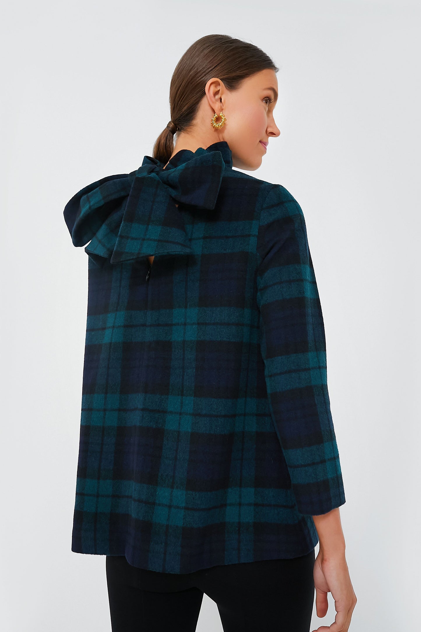 Blackwatch Plaid Faye Blouse
