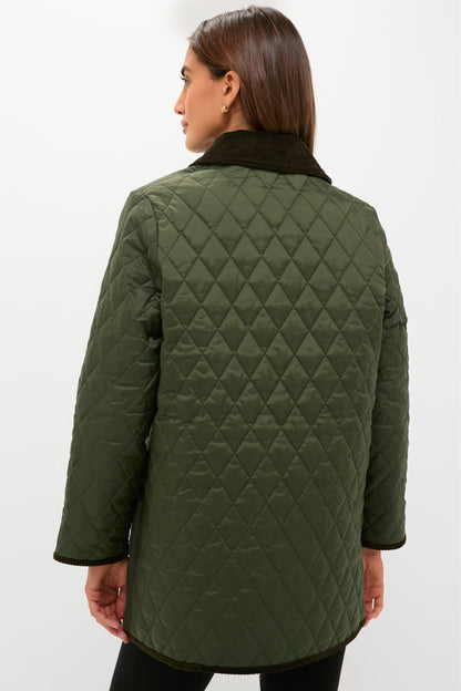 Olive Meryl Quilted Jacket