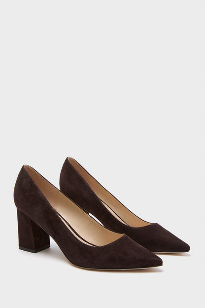 Dark Brown Zala Heels