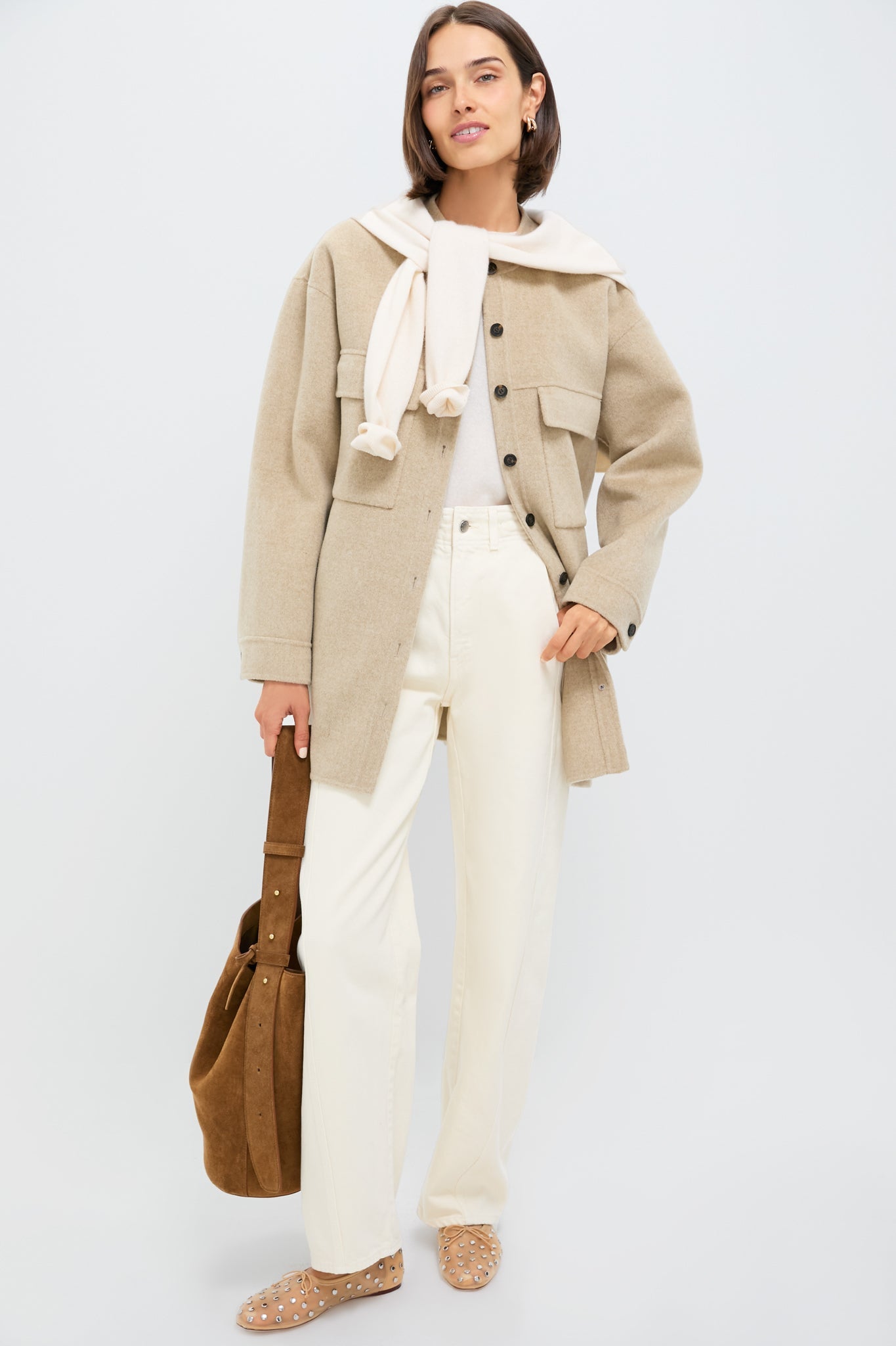 Beige Chine Florian Coat