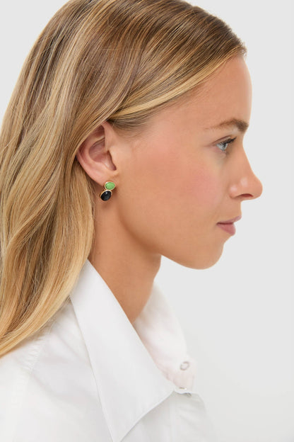 Multi Semi Precious Stone Earrings