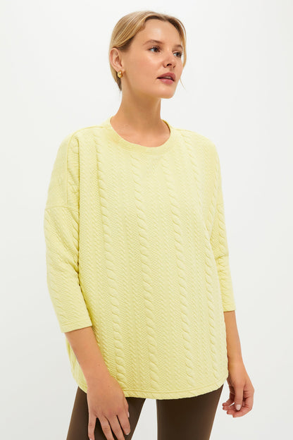 Lemongrass Ally Swing Sweatshirt