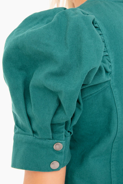 Forrest Metta Puff Sleeve Dress