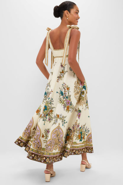 Crema Antoinette Ballet Midi Sundress