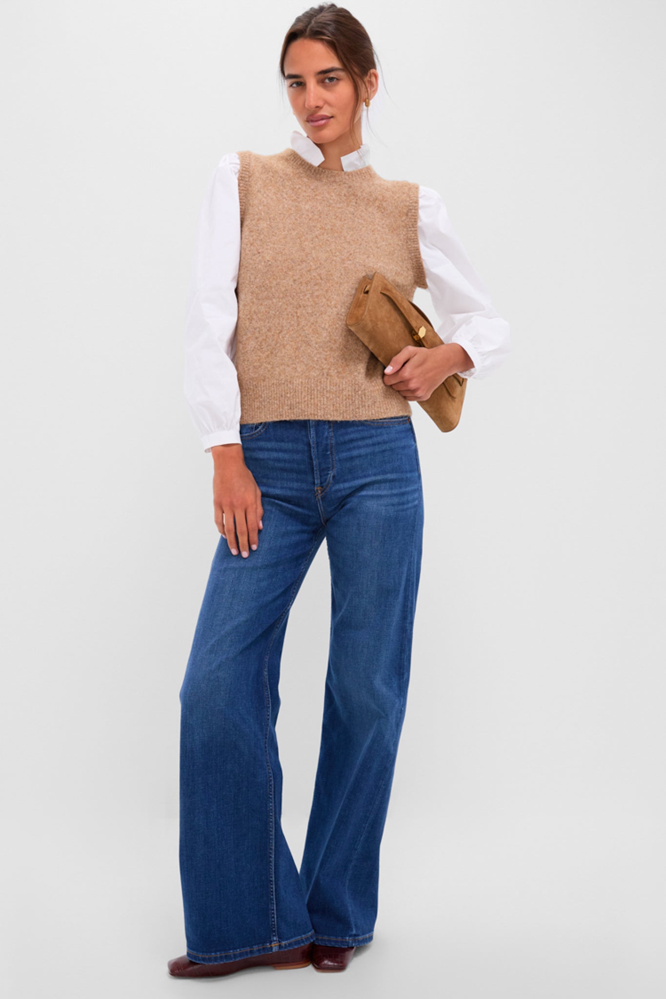 Desert Melange Ella Sweater Blouse