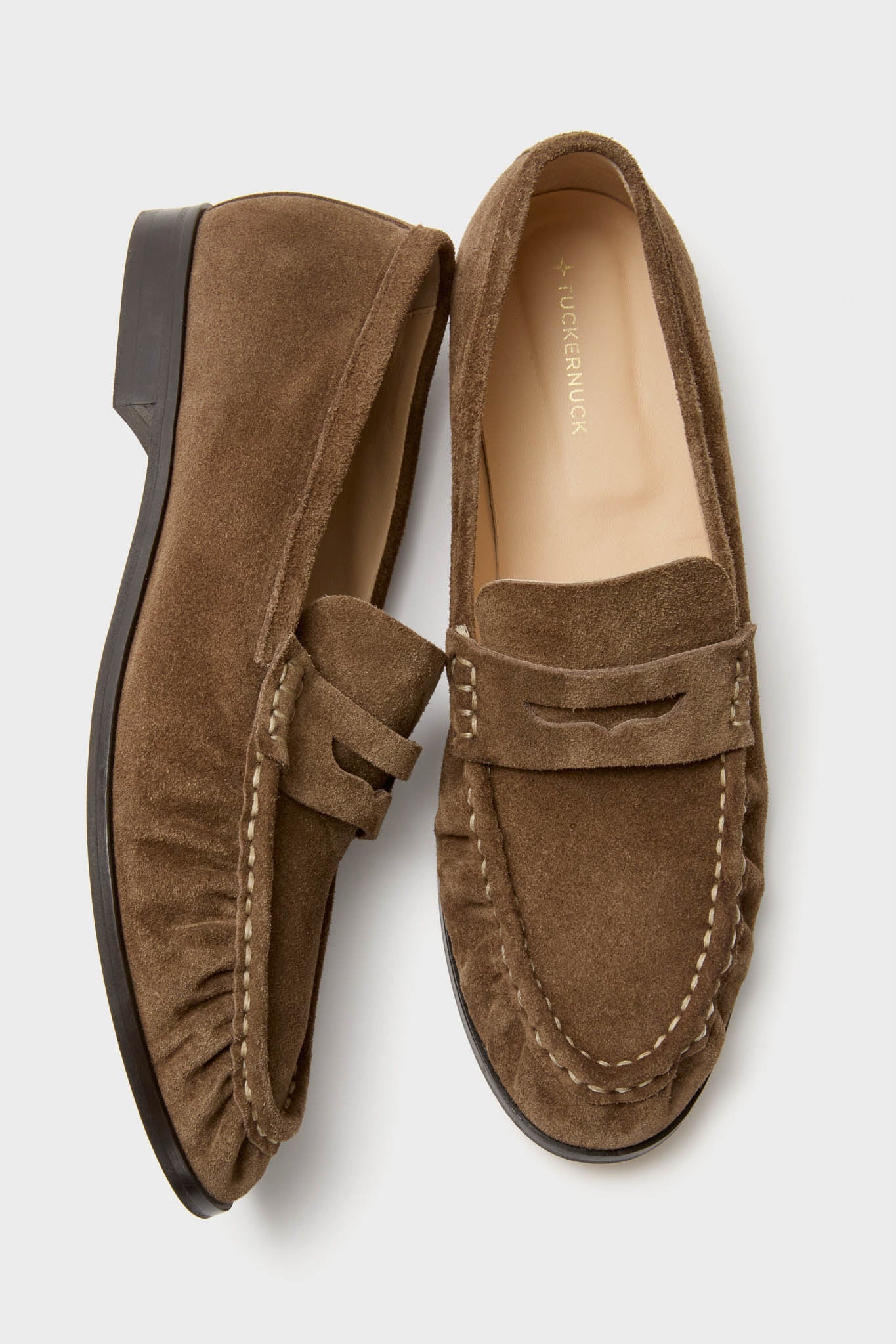 Mocha Suede Vivian Loafers