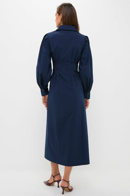 Navy Corinne Dress