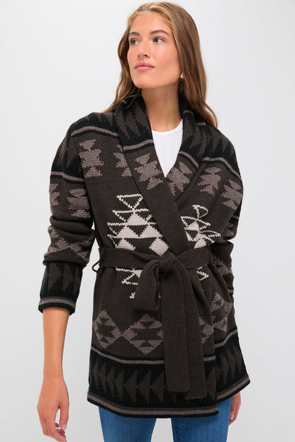 Wool Blend Ranch Teddy Wrap Cardigan