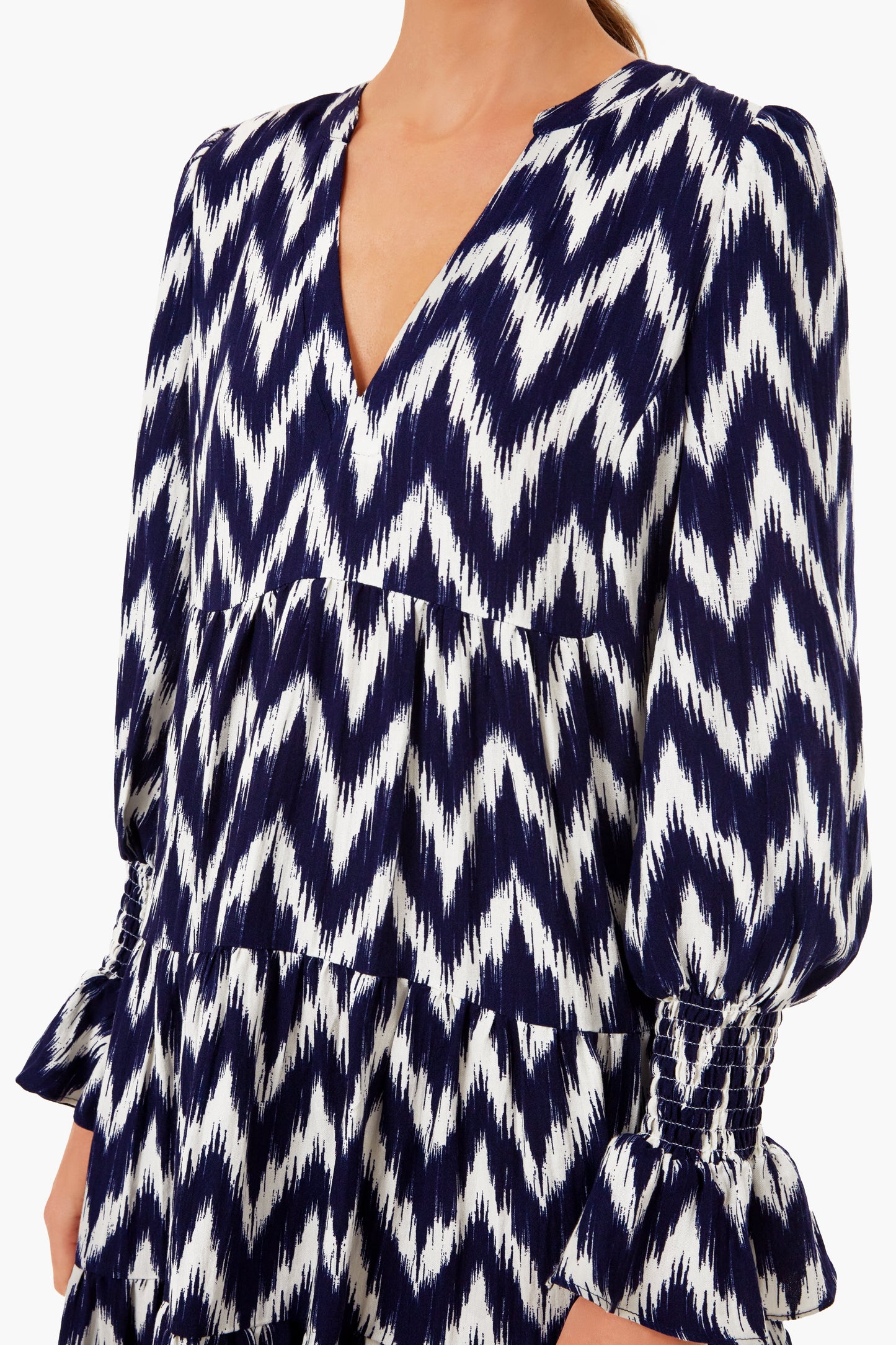 Navy Ikat Kenzo Dress